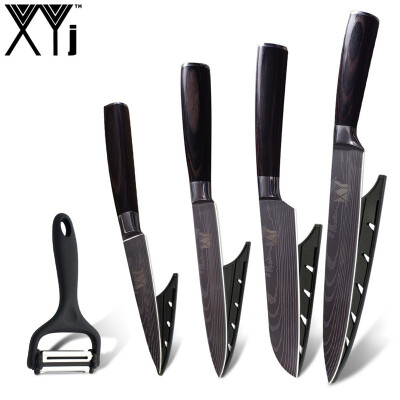 XYj High Grade Stainless Steel Blade Kitchen Knife 5 Pcs Multifunction Peeler Slicing Santoku Utility Paring Knife
XYj High Grade Stainless Steel Blade Kitchen Knife 5 Pcs Multifunction Peeler Slicing Santoku Utility Paring Knife