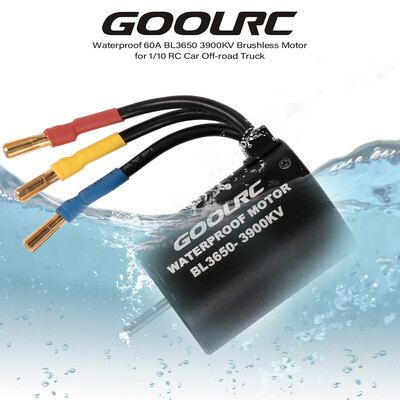 GOOLRC Waterproof BL3650 3900KV Brushless Motor with 60A ESC for 110 RC Car Off-road Truck
GOOLRC Waterproof BL3650 3900KV Brushless Motor with 60A ESC for 110 RC Car Off-road Truck