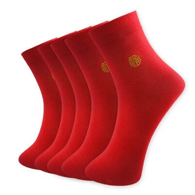 Heng Yuan Xiang Ben life red cotton socks ladies Fortune embroidery socks 5 double loaded
Heng Yuan Xiang Ben life red cotton socks ladies Fortune embroidery socks 5 double loaded