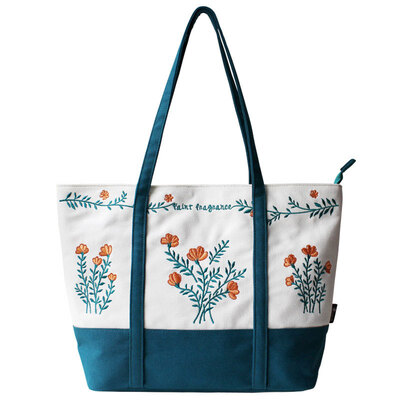 Flowers princess faint fragrance original single shoulder bag fresh art canvas bag Tote casual bag 1602D009 peacock blue
Flowers princess faint fragrance original single shoulder bag fresh art canvas bag Tote casual bag 1602D009 peacock blue