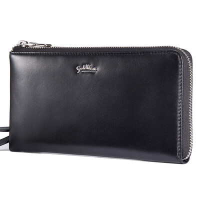 Goldlion Goldlion new handbag casual handbag fashion leather simple hand bag B612017-111 black
Goldlion Goldlion new handbag casual handbag fashion leather simple hand bag B612017-111 black