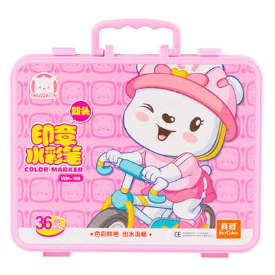 True color (Truecolor) WM-108 true color cool acridine series small barrel seal watercolor pen 36 color pink
True color (Truecolor) WM-108 true color cool acridine series small barrel seal watercolor pen 36 color pink