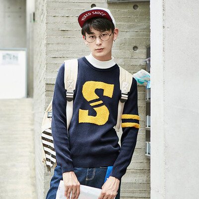 Semir Men' Round Collar Headed Strike Color Striped Jacquard Shirt Korean Tide 19416061801 Blue Yellow
Semir Men' Round Collar Headed Strike Color Striped Jacquard Shirt Korean Tide 19416061801 Blue Yellow