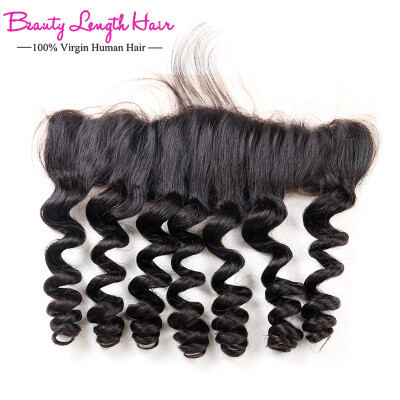 Virgin Peruvian Loose Wave Frontal From Ear To Ear 13x4 Full Lace Closure With Baby Hair Bleached Knots Human Hair Lace Frontal
Virgin Peruvian Loose Wave Frontal From Ear To Ear 13x4 Full Lace Closure With Baby Hair Bleached Knots Human Hair Lace Frontal