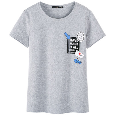 Semir summer round with a round neck round straight necklace printed shirt T-shirt 19037000206 in the gray
Semir summer round with a round neck round straight necklace printed shirt T-shirt 19037000206 in the gray