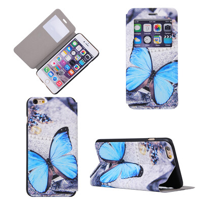 Blue Butterfly Design PU Leather Flip Cover Wallet Card Holder Case for iPhone 6 Plus6S Plus
Blue Butterfly Design PU Leather Flip Cover Wallet Card Holder Case for iPhone 6 Plus6S Plus