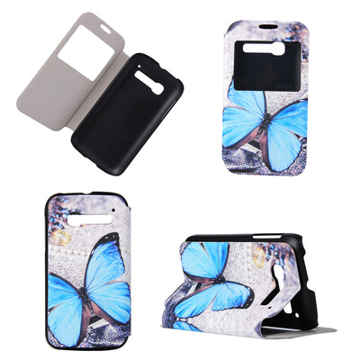 Blue Butterfly Design PU Leather Flip Cover Wallet Card Holder Case for Alcatel One Touch Pop C5
Blue Butterfly Design PU Leather Flip Cover Wallet Card Holder Case for Alcatel One Touch Pop C5