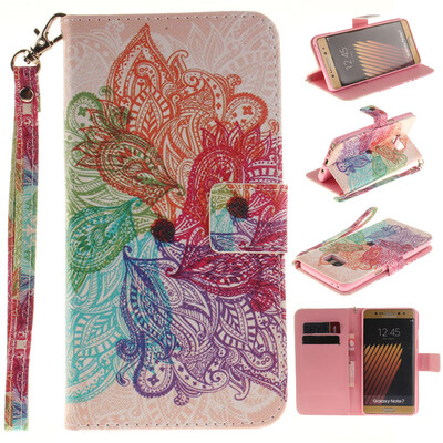 Colorful flowers Design PU Leather Flip Cover Wallet Card Holder Case for SAMSUNG GALAXY NOTE 7
Colorful flowers Design PU Leather Flip Cover Wallet Card Holder Case for SAMSUNG GALAXY NOTE 7