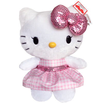 Hello Kitty Hello Kitty plush toy doll doll doll gift doll doll 10 inch 27cm grid Kitty
Hello Kitty Hello Kitty plush toy doll doll doll gift doll doll 10 inch 27cm grid Kitty
