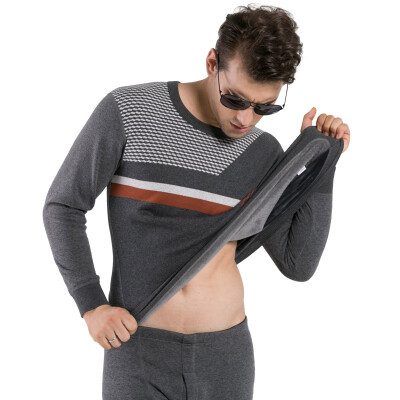 Snow flying mens thermal underwear thickening plus velvet fashion jacquard lattice couple warm one set XYT5920 Navy 185
Snow flying mens thermal underwear thickening plus velvet fashion jacquard lattice couple warm one set XYT5920 Navy 185