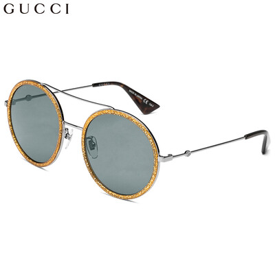 GUCCI Gucci eyewear sunglasses female retro round frame sunglasses metal frame GG0061S-004 gold frame gray blue lens 56mm
GUCCI Gucci eyewear sunglasses female retro round frame sunglasses metal frame GG0061S-004 gold frame gray blue lens 56mm