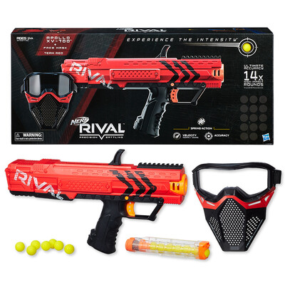 Hasbro (Hasbro) NERF тепло мягкой пистолет пули RIVAL соперник ученики серии передатчик (красные и черные) Открытые игрушки B9779
Hasbro (Hasbro) NERF тепло мягкой пистолет пули RIVAL соперник ученики серии передатчик (красные и черные) Открытые игрушки B9779