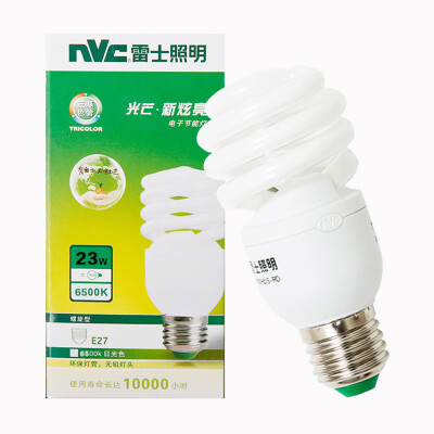 NVC lighting NVC energy-saving lamps E27 large mouth spiral 23W6500K daylight color white
NVC lighting NVC energy-saving lamps E27 large mouth spiral 23W6500K daylight color white