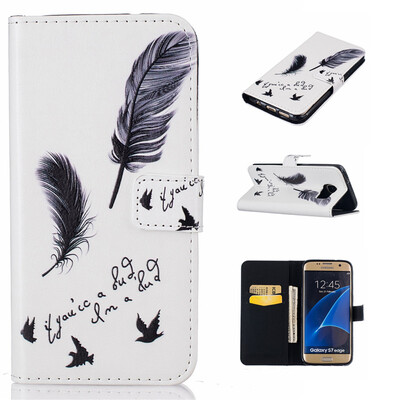 Black plumes Design PU Leather Flip Cover Wallet Card Holder Case for SAMSUNG Galaxy S7 Edge
Black plumes Design PU Leather Flip Cover Wallet Card Holder Case for SAMSUNG Galaxy S7 Edge