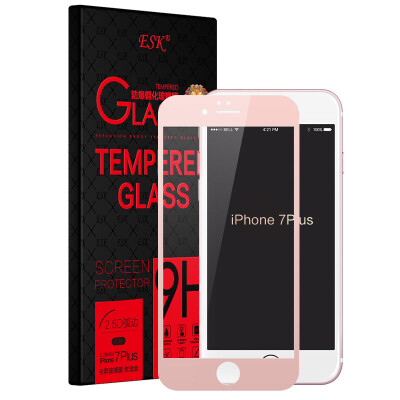 

ESK iPhone7 / 8 Plus закаленная пленка Apple 7/8 Plus закаленное стекло полноэкранный полноразмерный взрывозащищенный мобильный телефон защитная пленка JM94-розовое золото