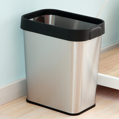 Ou Run Zhe trash cans 12L stainless steel square barrels of bags of waste paper basket
Ou Run Zhe trash cans 12L stainless steel square barrels of bags of waste paper basket