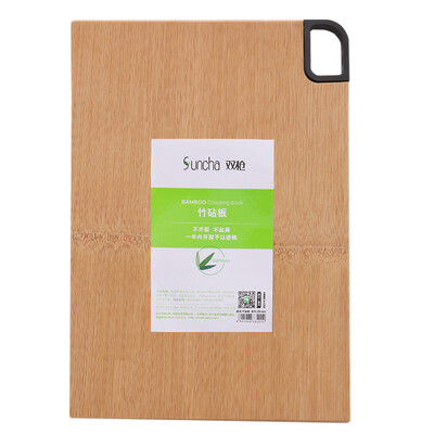 Double gun Suncha whole bamboo chopping board fruit food cutting board ZB1033 33 23 18cm
Double gun Suncha whole bamboo chopping board fruit food cutting board ZB1033 33 23 18cm