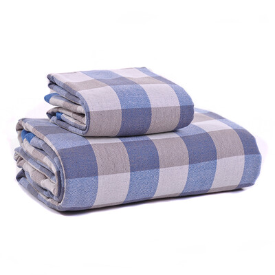 Yongliang towel textile A class cotton fabric checkered towel bath suit soft absorbent British style blue
Yongliang towel textile A class cotton fabric checkered towel bath suit soft absorbent British style blue