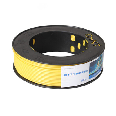 Zhengtai (CHNT) wire and cable 4 square two-color 100-meter single-strand copper lighting power cord
Zhengtai (CHNT) wire and cable 4 square two-color 100-meter single-strand copper lighting power cord