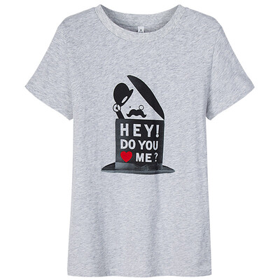 Semir T-shirt summer Korean version of the cotton round neck T fun printing primer shirt 12216000043 dark blue
Semir T-shirt summer Korean version of the cotton round neck T fun printing primer shirt 12216000043 dark blue