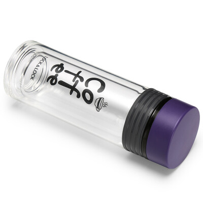 【Jingdong Supermarket】 Locke lock (lock & lock) Modern double layer 330ml Purple heat-resistant glass cup cup LLG624V
【Jingdong Supermarket】 Locke lock (lock & lock) Modern double layer 330ml Purple heat-resistant glass cup cup LLG624V