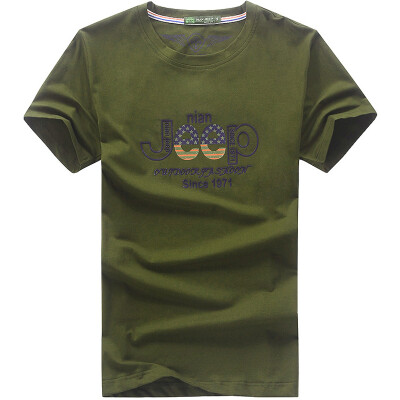 Jeep Shield NIAN JEEP short sleeve T-shirt male round neck outdoor climbing leisure T-shirt 9273 military green 3XL
Jeep Shield NIAN JEEP short sleeve T-shirt male round neck outdoor climbing leisure T-shirt 9273 military green 3XL