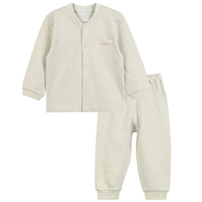 Xin Song baby color cotton cardigan suit newborn spring&autumn color cotton underwear jacket pants suit natural green C290D73
Xin Song baby color cotton cardigan suit newborn spring&autumn color cotton underwear jacket pants suit natural green C290D73