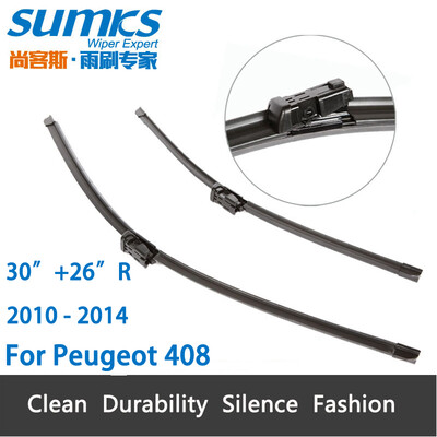 Wiper Blades for Peugeot 408 First Generation ( 2010 - 2014 ) 30"+26" Fit Push Button Wiper Arms
Wiper Blades for Peugeot 408 First Generation ( 2010 - 2014 ) 30"+26" Fit Push Button Wiper Arms