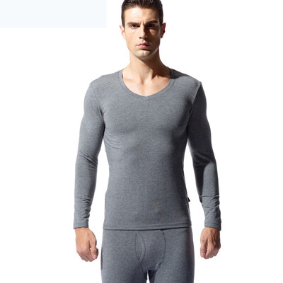 Han Cai HACAI mens thermal underwear thin section V-neck modal cotton thermal underwear set deep hemp gray 185\110 3XL
Han Cai HACAI mens thermal underwear thin section V-neck modal cotton thermal underwear set deep hemp gray 185\110 3XL