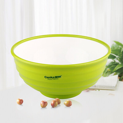 New Bridge Cenka plastic drop soup bowl four-color water ripple bowl pure color bowl dodge durable
New Bridge Cenka plastic drop soup bowl four-color water ripple bowl pure color bowl dodge durable