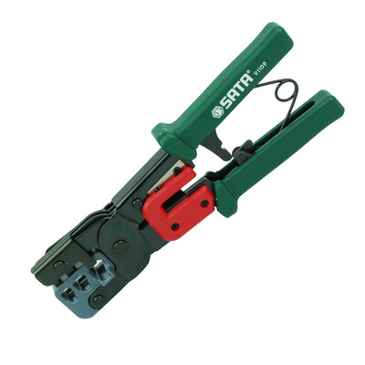 SATA 91109 4P 6P 8P three-use network crimping pliers network crimping pliers wire clamp pressure stripping pliers crystal head pliers professional
SATA 91109 4P 6P 8P three-use network crimping pliers network crimping pliers wire clamp pressure stripping pliers crystal head pliers professional
