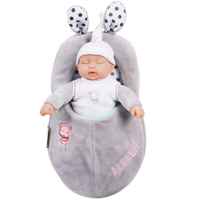 BIEBER Meng Bao sleeping doll comfort doll plush doll toy simulation baby comfort toys warm gray
BIEBER Meng Bao sleeping doll comfort doll plush doll toy simulation baby comfort toys warm gray