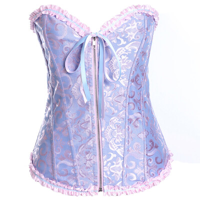 Sexy Bone Corset Zipper Waist Trainer Strapless Buister Corselet Women lace Shapewear Underpants
Sexy Bone Corset Zipper Waist Trainer Strapless Buister Corselet Women lace Shapewear Underpants
