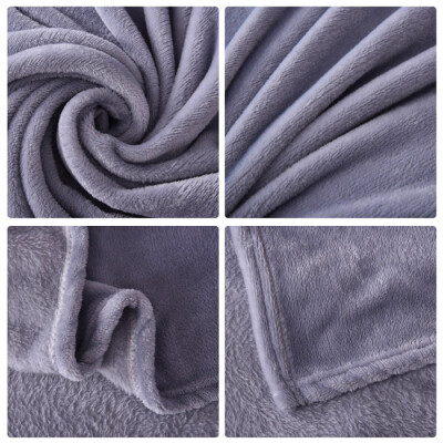 

Soft Solid Warm Rug Throw on Sofa Bed Home Decor Bedroom Supplies