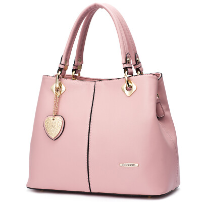 

DOODOO мешок моды простой сумка плеча Сумка сумка большой сумка дамы сумки сумочки дикий приток сумка D5028 лотоса корень розовый