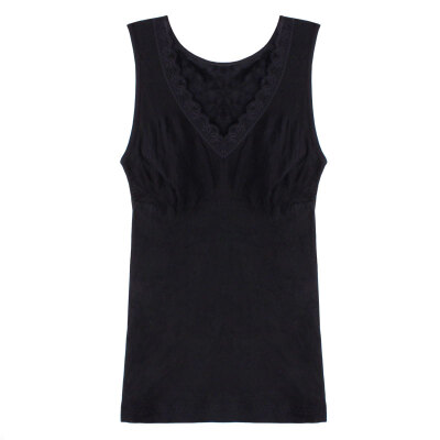 Winter lady two layers lace thermal tank tops women V collar warm vest female thickening add underwear big shirt velvet camisole
Winter lady two layers lace thermal tank tops women V collar warm vest female thickening add underwear big shirt velvet camisole