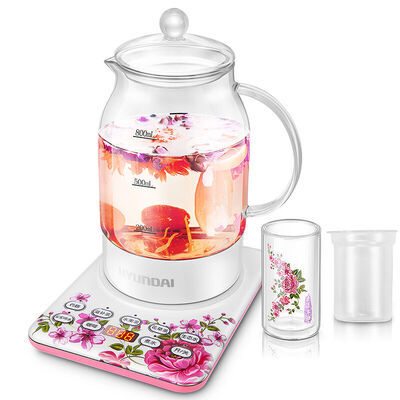 Hyundai (HYUNDAI) health pot pots pot multi-function 304 stainless steel heating plate glass electric kettle BD-YS1801 pink
Hyundai (HYUNDAI) health pot pots pot multi-function 304 stainless steel heating plate glass electric kettle BD-YS1801 pink