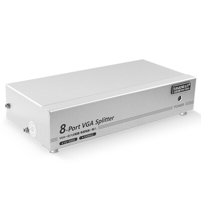 Shanze SAMZHE HV-908W VGA splitter 8 500MHZ into the eight high-definition video divider one eight computer TV 1 minute 81 drag 8 divider
Shanze SAMZHE HV-908W VGA splitter 8 500MHZ into the eight high-definition video divider one eight computer TV 1 minute 81 drag 8 divider