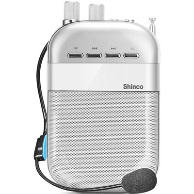 Shinco HC-06 portable loudspeaker high power small bee loudspeaker teaching dedicated teacher tour guide card player pearl white
Shinco HC-06 portable loudspeaker high power small bee loudspeaker teaching dedicated teacher tour guide card player pearl white