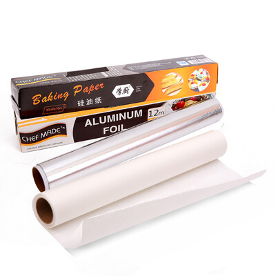 Learning kitchen CHEF MADE tin foil tin foil paper 12 m oil paper oat paper silicone oil paper oil-absorbing paper roasted paper cooking paper 20 m WK8008
Learning kitchen CHEF MADE tin foil tin foil paper 12 m oil paper oat paper silicone oil paper oil-absorbing paper roasted paper cooking paper 20 m WK8008