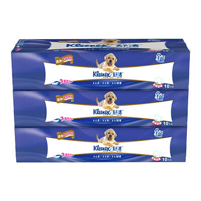 Kleenex toilet paper flexible white three-layer roll paper toilet paper 30 capsules 10 tablets 3 mention
Kleenex toilet paper flexible white three-layer roll paper toilet paper 30 capsules 10 tablets 3 mention