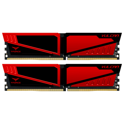 

Ten Fire (Team) Серия Vulcan DDR4 2400 16G (8Gx2) Красная память для рабочего стола