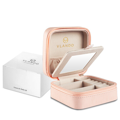 Chandan (VLANDO) jewelry box small gift box with a make-up mirror jewelry jewelry storage box girls girlfriend gift cherry powder
Chandan (VLANDO) jewelry box small gift box with a make-up mirror jewelry jewelry storage box girls girlfriend gift cherry powder