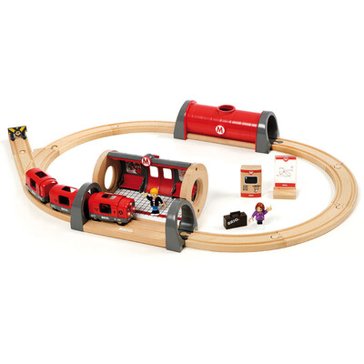 BRIO Swedish brand children&39s wooden rail car train model train toy train set - sound&light subway station set BROC33513
BRIO Swedish brand children&39s wooden rail car train model train toy train set - sound&light subway station set BROC33513