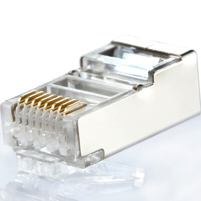 AMPCOM AMPCOM engineering-grade shielded crystal head six class copper-plated gold Gigabit RJ45 network connector 50U gold-plated 50
AMPCOM AMPCOM engineering-grade shielded crystal head six class copper-plated gold Gigabit RJ45 network connector 50U gold-plated 50