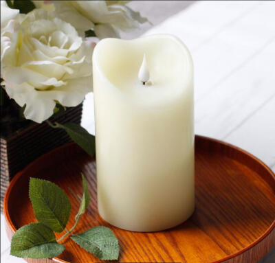 Simplux Free-Flowing 3D Fireless flame Real Wax LED Pillar Candles Light With Timer Battery-Operated Ivory 9.5x16.5 cm(3.75x6.5 in
Simplux Free-Flowing 3D Fireless flame Real Wax LED Pillar Candles Light With Timer Battery-Operated Ivory 9.5x16.5 cm(3.75x6.5 in