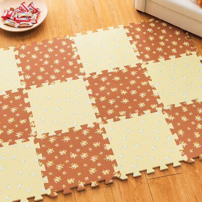 Mingde broken flower mat living room bedroom floor stitching mat anti-slip PE green plastic foam mat 30 * 30cm coffee color + beige (9 pieces)
Mingde broken flower mat living room bedroom floor stitching mat anti-slip PE green plastic foam mat 30 * 30cm coffee color + beige (9 pieces)
