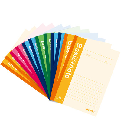 Deli 7651-A5 40 pages of wireless binding of this notebook soft copy of the notebook 12
Deli 7651-A5 40 pages of wireless binding of this notebook soft copy of the notebook 12