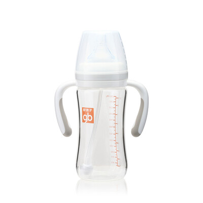 gb good boy breast milk real sense wide caliber grip straw glass bottle 260ml white
gb good boy breast milk real sense wide caliber grip straw glass bottle 260ml white