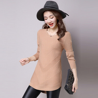 A long morning 2017 Korean version of the Slim simple sleeve long sleeves long sleeves knit dress autumn S65W0007 Khaki
A long morning 2017 Korean version of the Slim simple sleeve long sleeves long sleeves knit dress autumn S65W0007 Khaki